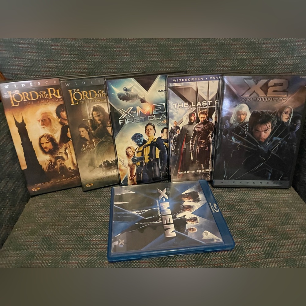 Marvel X-Men Lord Of The Rings Super Facemelter Battle Pack Blu-Ray DVD